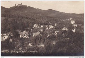 RP, Aerial View, Wartburg Mit Villen Bei Mariental, Eisenach (Thuringia), Ger...