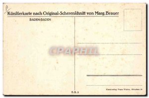 Old Postcard Against the light Marg Brauer Reiherbrunnen