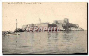 Old Postcard Chateau d'If Marseille