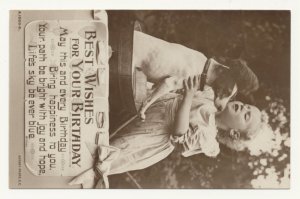 Dog, Jack Russell Terrier, Girl, Great Britain, 1900 - 1910, Real Photo Postcard