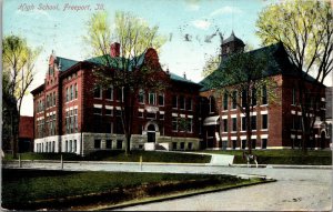 Postcard High School in Freeport, Illinois~131638