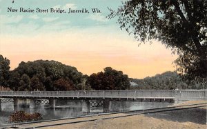 New Racine Street Bridge Janesville, Wisconsin WI