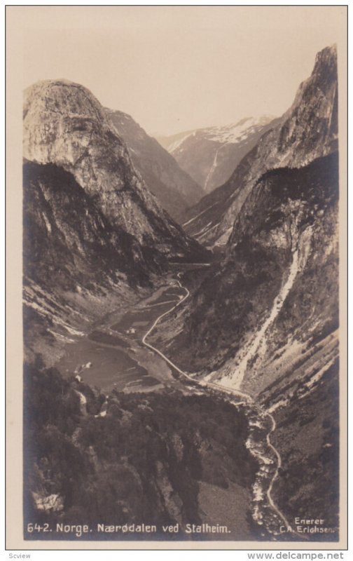 RP: Norge. Naerodalen ved Stalheim , 1910s