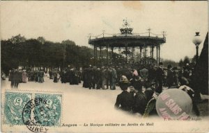 CPA ANGERS-La Musique militare au Jardin du Mail (127653)