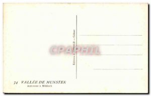 Old Postcard Vallee De Munster