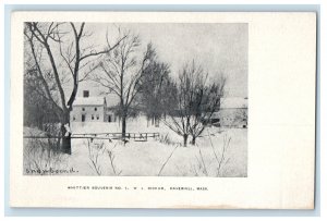 c1900s Snowbound Whittier Souvenir No.1 WL Bickum Haverhill MA PMC Postcard