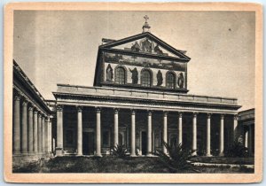 Postcard - St. Paul's Basilica - Rome, Italy