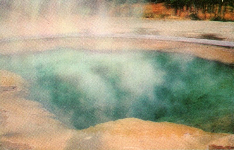 Yellowstone National Park Emerald Pool On The Black Sand Basin