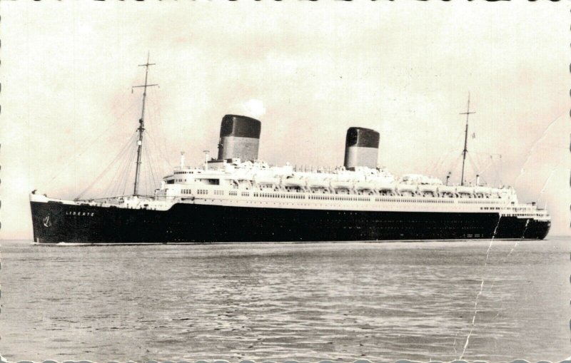 Nautica - Passenger ship Compagnie Generale Transatlantique Liberte RPPC 03.30