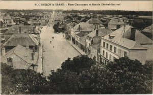 CPA MOURMELON-le-Grand - Place Clemencoan e Rue du General-Gouraud (131967)