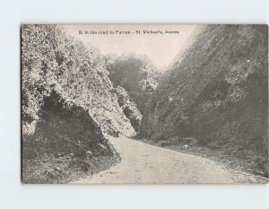 Postcard In the road to Furnas, St. Michael's, Portugal