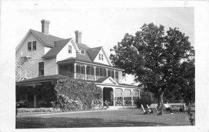 Burlington Vermont Oak Ledge Manor 1950s RPPC Photo Postcard 20-9417