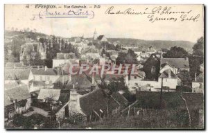 Old Postcard Epernon Vue Generale