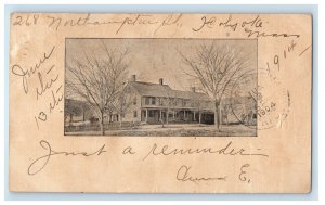 1904 House in 268 Northampton St. Holyoke MA Deerfield MA PMC Postcard 