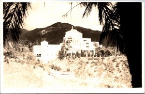 Real Photo Postcard Arrowhead Hot Springs Hotel in San Bernardino California