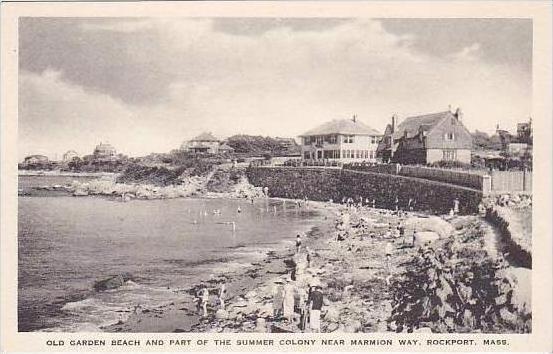 Massachusetts Rockport Old Garden Beach &  Summer Colony Albertype