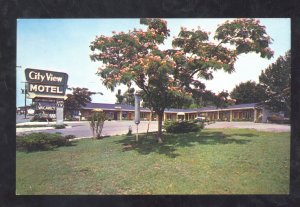 CLEVELAND TENNESSEE CITY VIEW MOTEL VINTAGE ADVERTISING POSTCARD