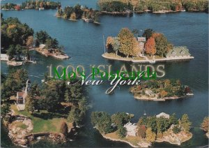 America Postcard - Aerial View of 1000 Islands New York RR17183