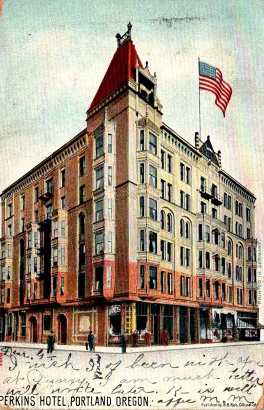 Oregon Portland Perkins Hotel 1906