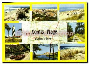 Postcard Modern Contis Beach