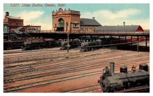 Postcard NE Omaha Union Station