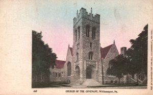 Church of the Covenant Religious Building Williamsport Pennsylvania PA Postcard