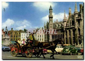 Modern Postcard Brugge Bruges excursion Caleche