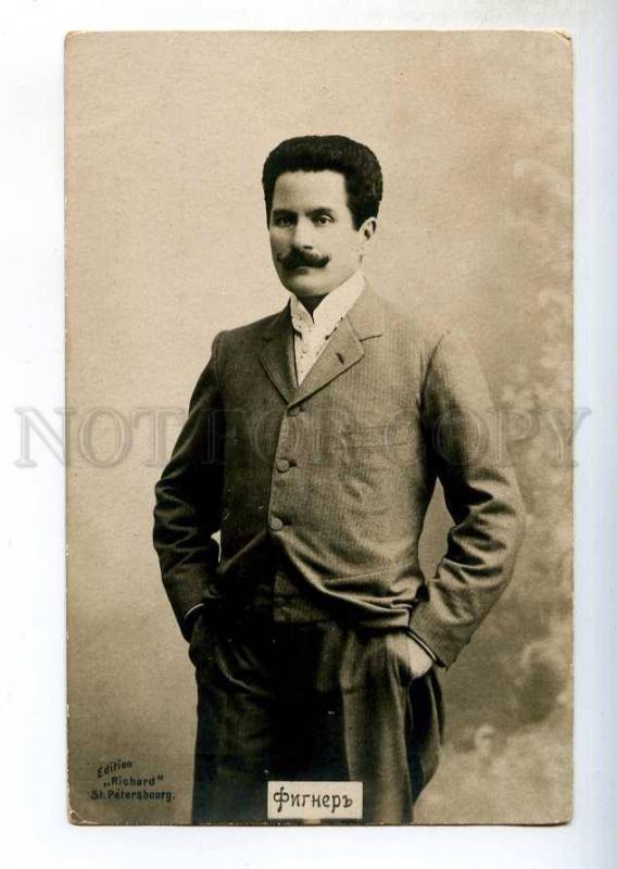 243115 Nikolai FIGNER Russian OPERA Singer Old RICHARD PHOTO