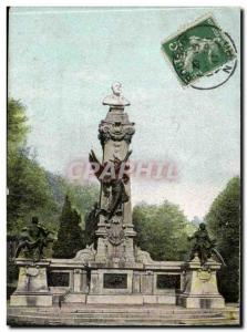 Roubaix Old Postcard Monument Nadaud