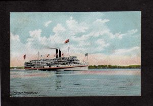 Steamer Providence Steamship Steam Ship Vintage Postcard PC