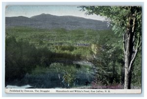 1915 Monadnock And White's Pond East Jaffrey New Hampshire NH Antique Postcard