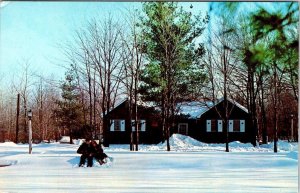 Mt Pocono~Memorytown, PA Pennsylvania PARADISE VALLEY LODGE  Roadside  Postcard