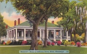 Bavoir Home Of Jefferson Davis Biloxi Mississippi