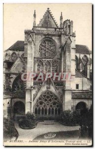 Old Postcard Auxerre Charming Abbey St Germain North Transept