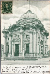 Savings Bank Utica New York Vintage Postcard C210