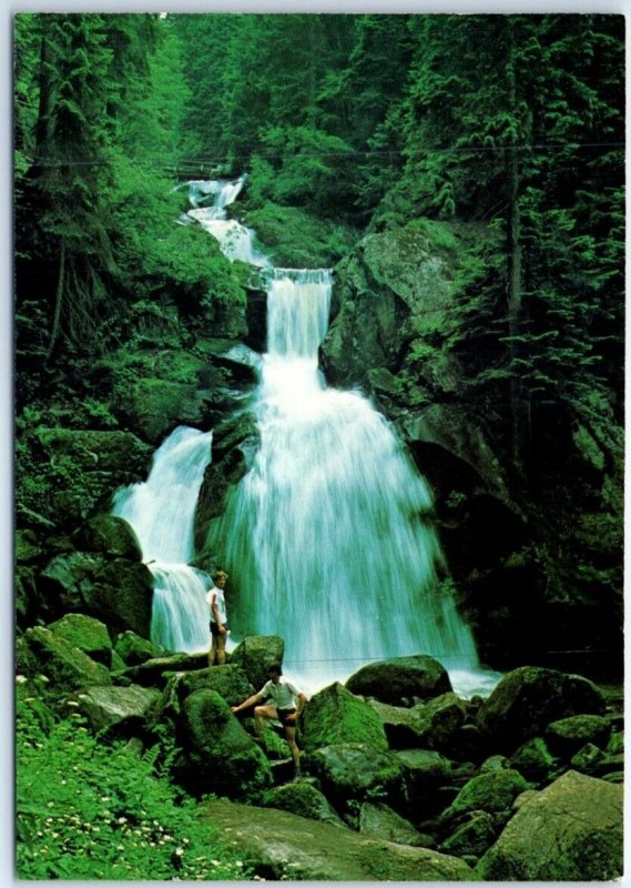 Postcard - Germany's highest waterfalls - Triberg im Schwarzwald, Germany 