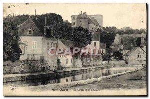 Old Postcard Montargis Canal and Chateau