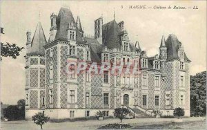 Postcard Old Castle Maigne Resteau