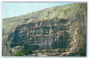 c1960's Stone Mountain Georgia Carvings of Confederate Heroes Georgia Postcard 