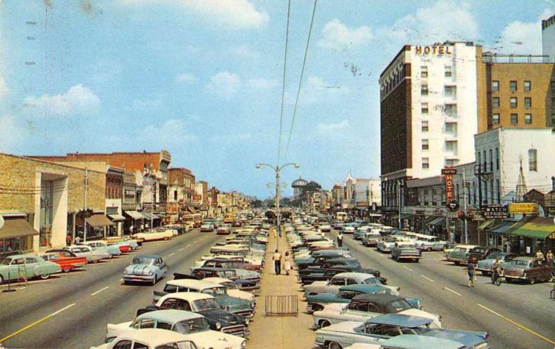 Goldsboro North Carolina Business District Watch Repair Postcard JE229153