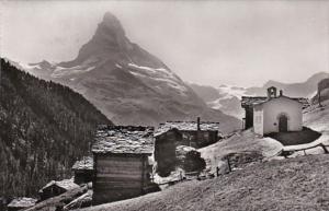 Switzerland Findelen ob Zermatt mit Matterhorn 1956 Photo