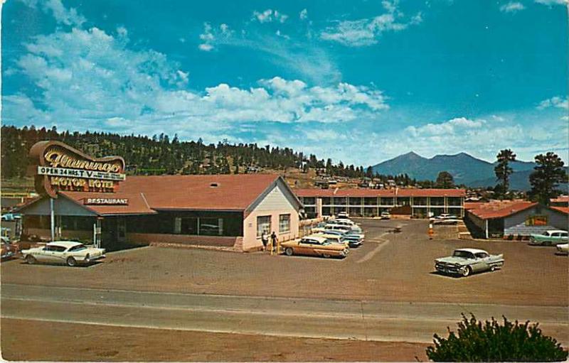 The Flamingo A Ramada Inn Flagstaff Arizona AZ Chrome