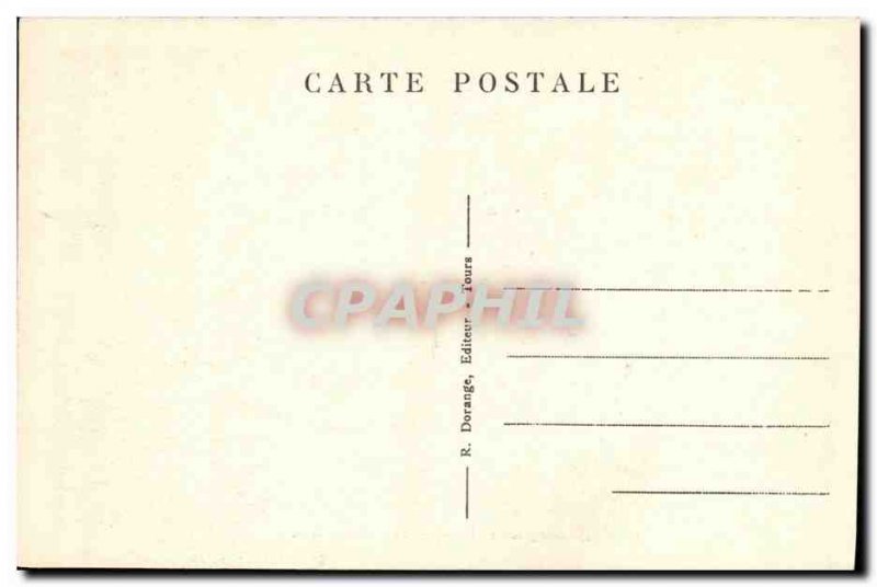 Old Postcard The castle Chateaudun