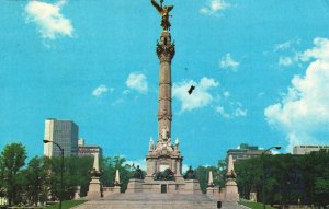 Mexico Mexico City The Independence Monument Chrome Postcard 03.96