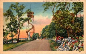 Pennsylvania Gettysburg Battlefield Oak Ridge Tower