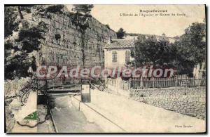 Postcard From The Old Roquefavour I'Aqueduc Entree And House Of Guard