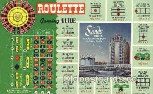 Sands Hotel Gambling Unused 