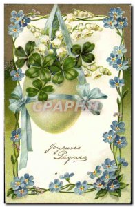 Old Postcard Fantasy Flowers