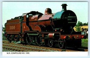 UNITED KINGDOM ~ Midland Railway ENGINE #1000 ~ c1970s  Postcard