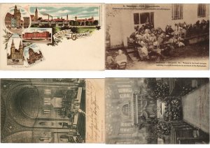 JUDAICA JEWISH 350 Vintage Postcards Incl. SYNAGOGUES (L3736)